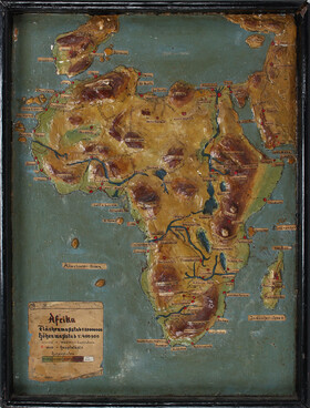 Afrika. Reliefkarte. Ger.