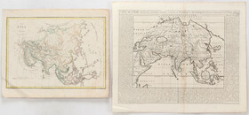Asien. 2 Karten / 21 Bll.