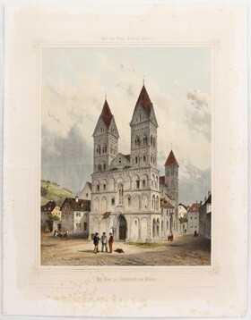 Rheinansichten. Konvolut ca. 35 Bll.