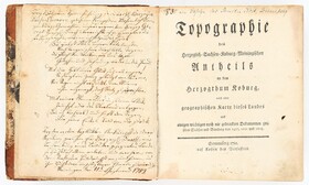 Kessler v. Sprengseysen, Topographie / 3 Bde.
