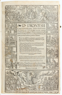 Dionysius Carthusianus, Super omnes S. Dionysii