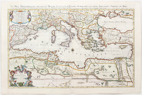 Mittelmeer. Sanson-Jaillot