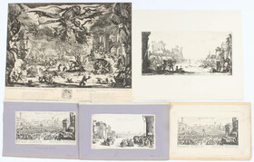 Callot, Versuchung des Hl. Antonius / 5 Bll.