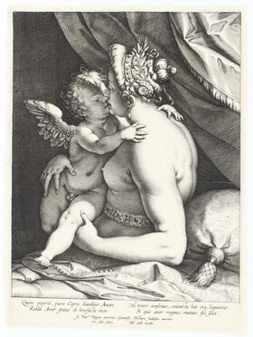 Galle I., C., Venus küsst Amor