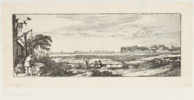 Velde, Landschaft. Radierung