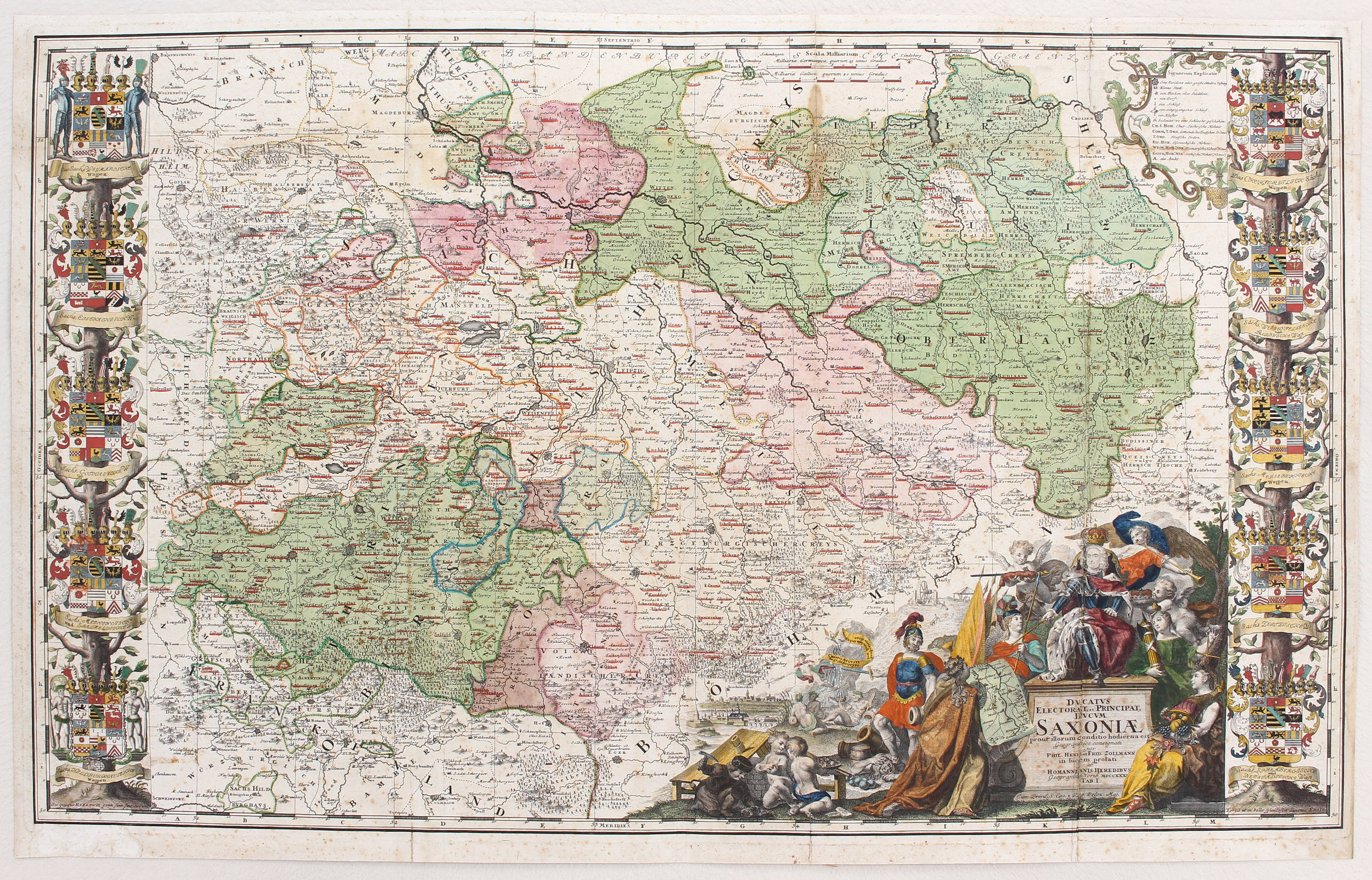Sachsen. Zollmann-Homann E. / 2 Bll.