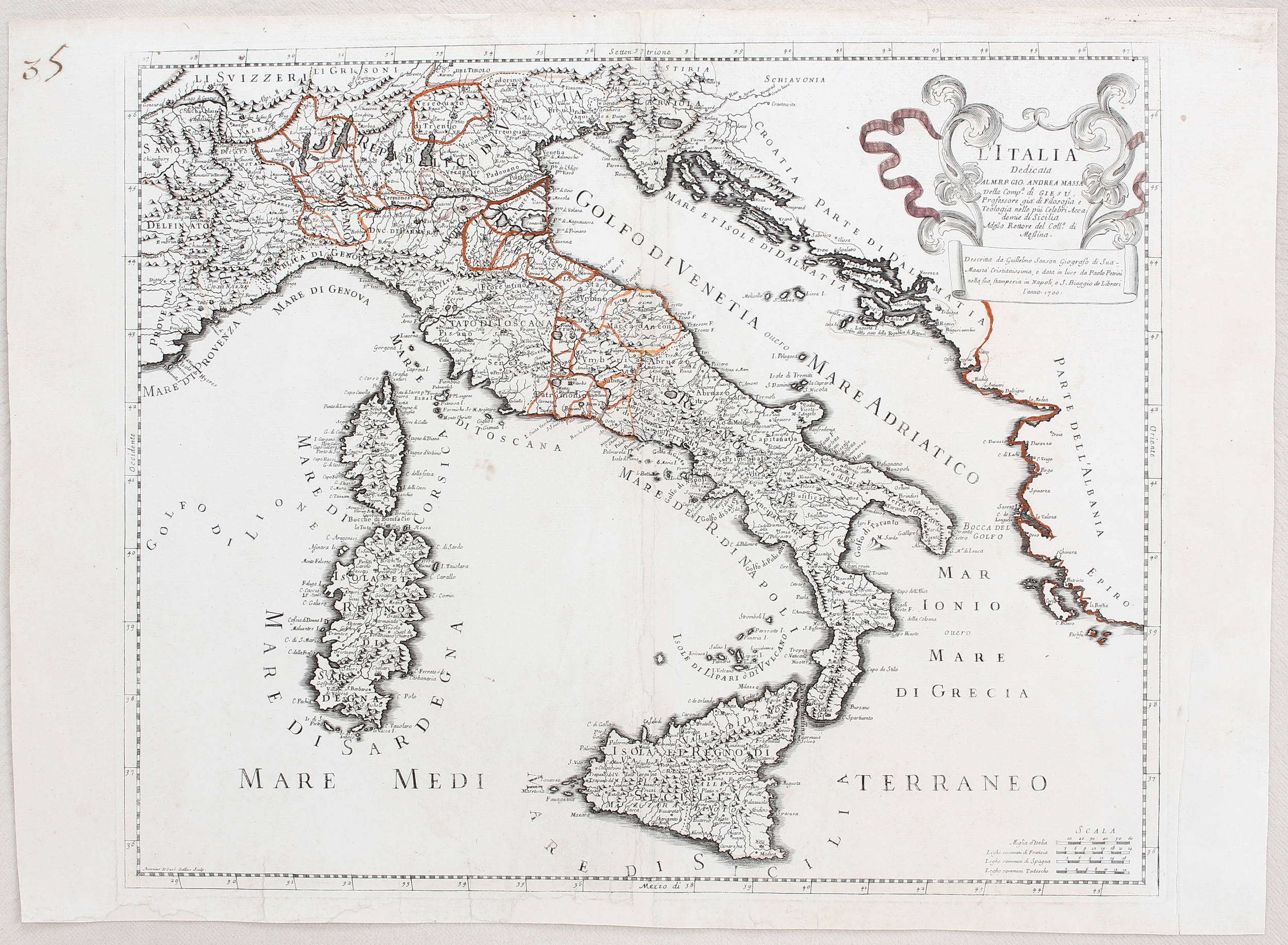 Italien. Sanson-Petrini / 2 Bll.