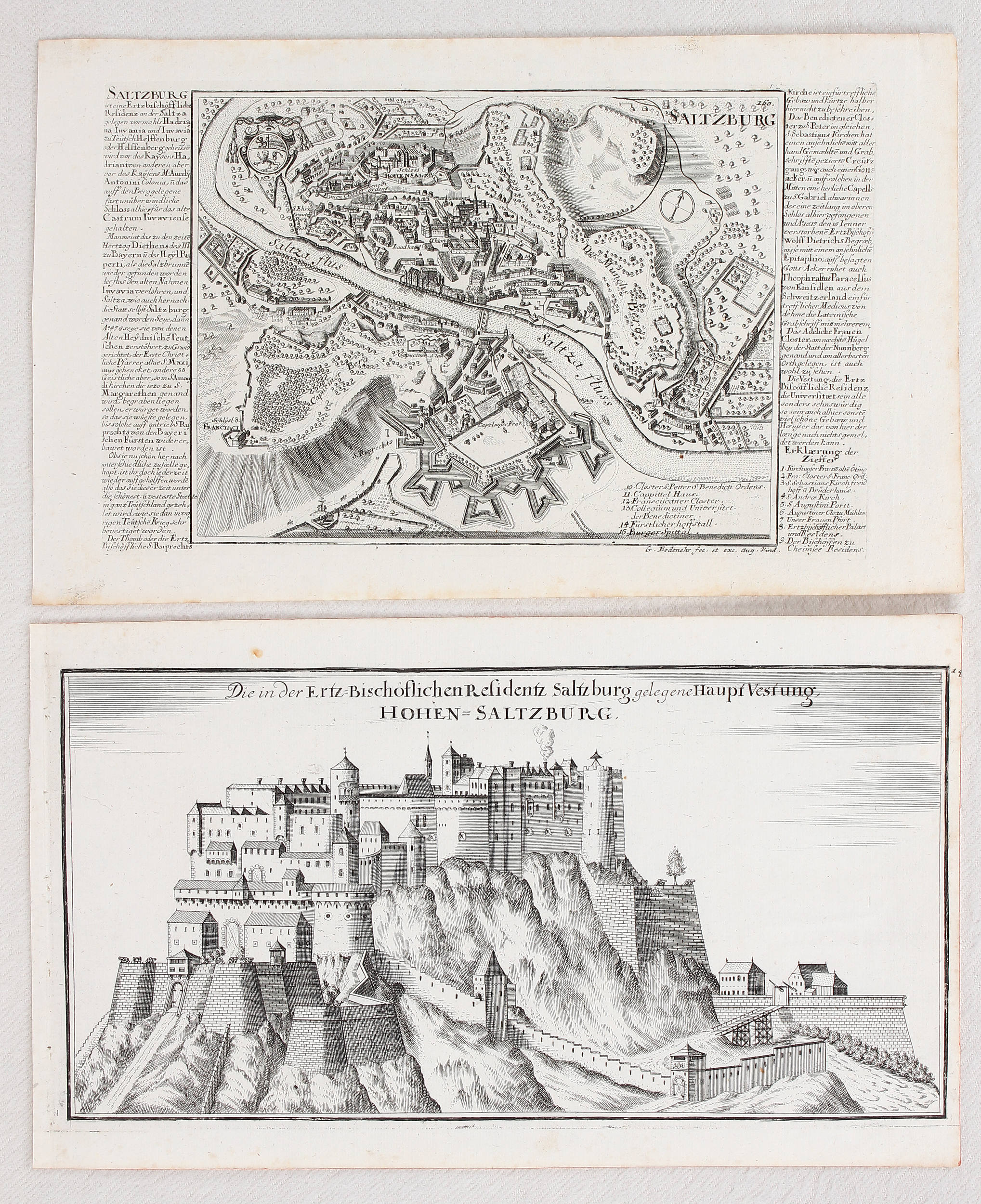 Salzburg. 27 Bll. Bodenehr, Quad u.a.