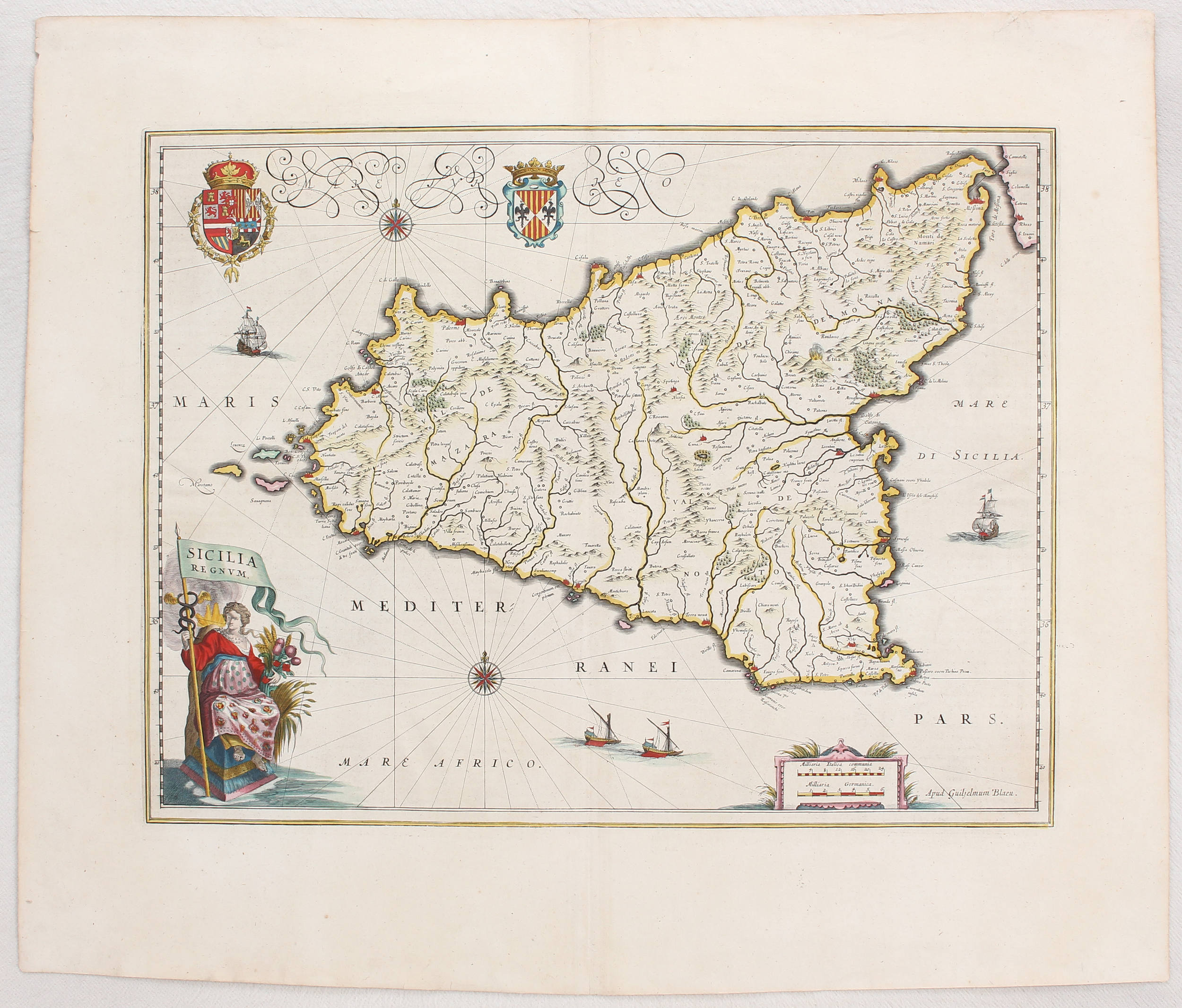 Sizilien. W. Blaeu