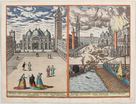Venedig. Teilans. / 2 Bll. (Braun-Hogenberg)