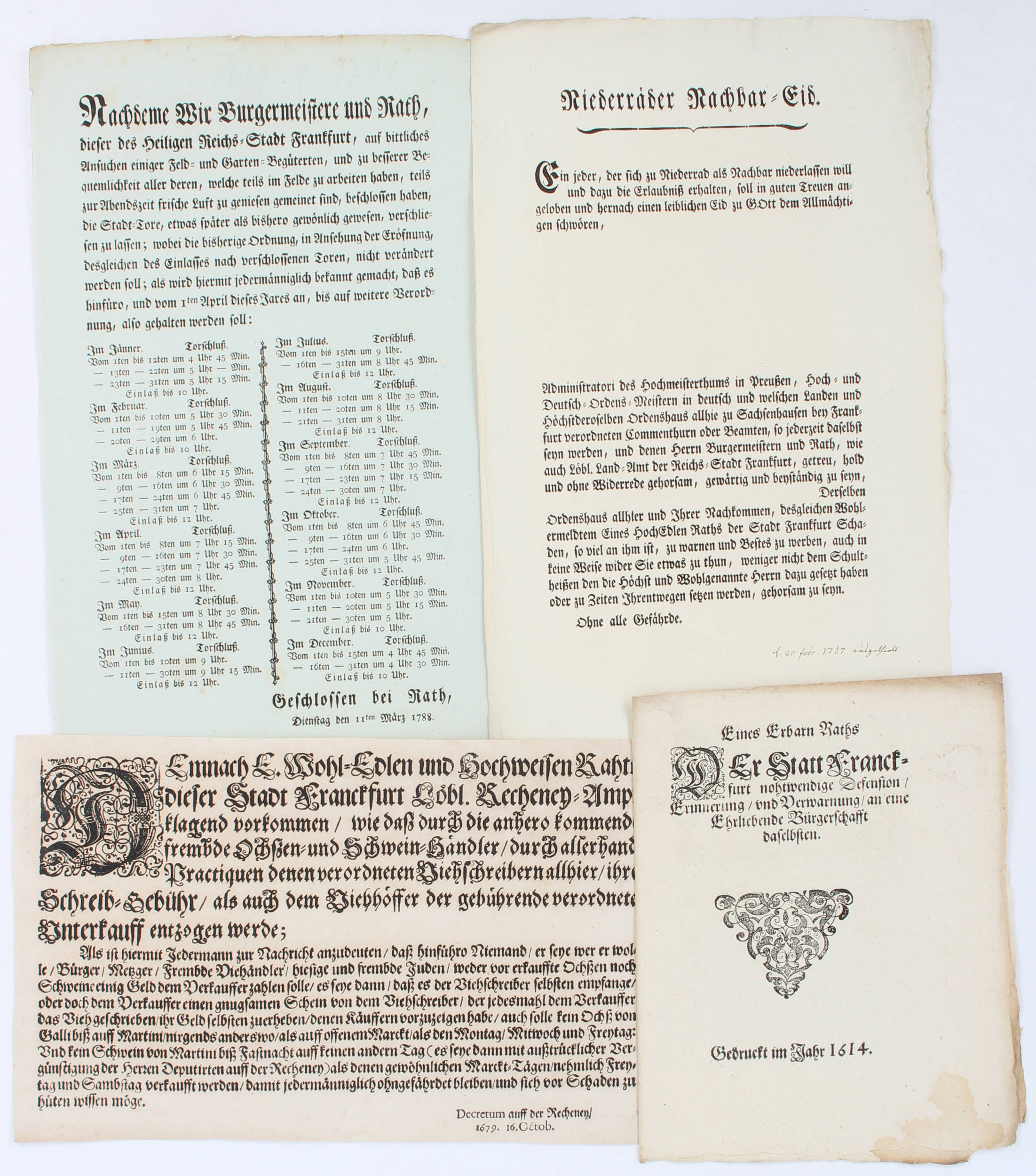 Edikte Lot 1842 – Reiss & Sohn