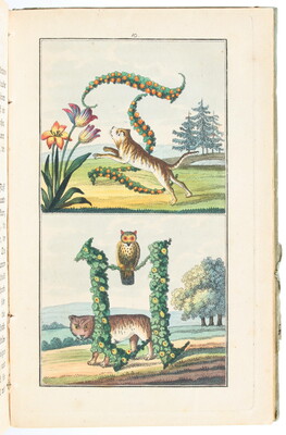 Reichenbach, Blumengewinde ABC- und Lesebuch