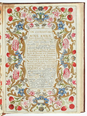 Promotionsurkunde Padua, 1701