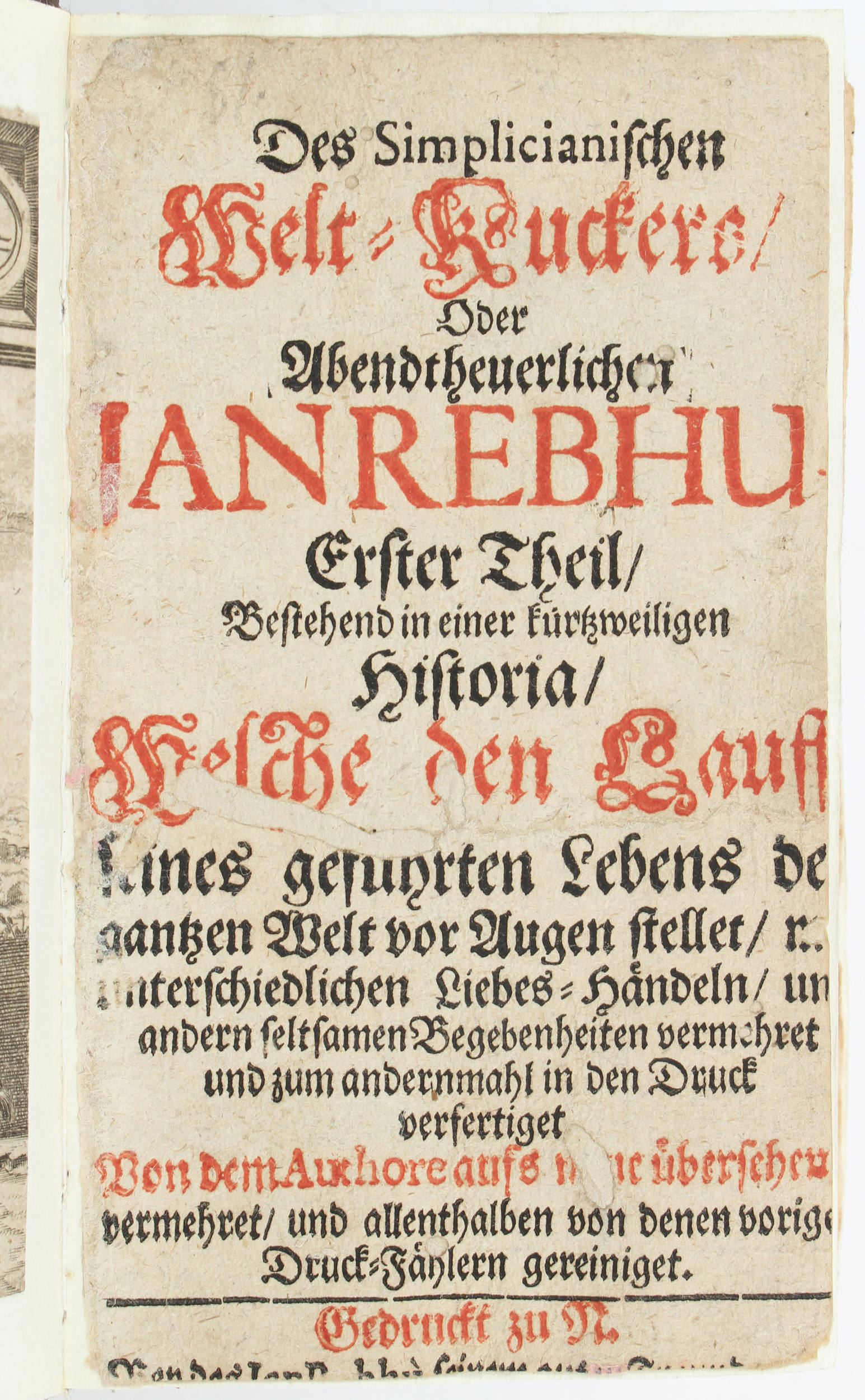 (Beer), Simplicianischer Welt-Kucker. 3 Bde.