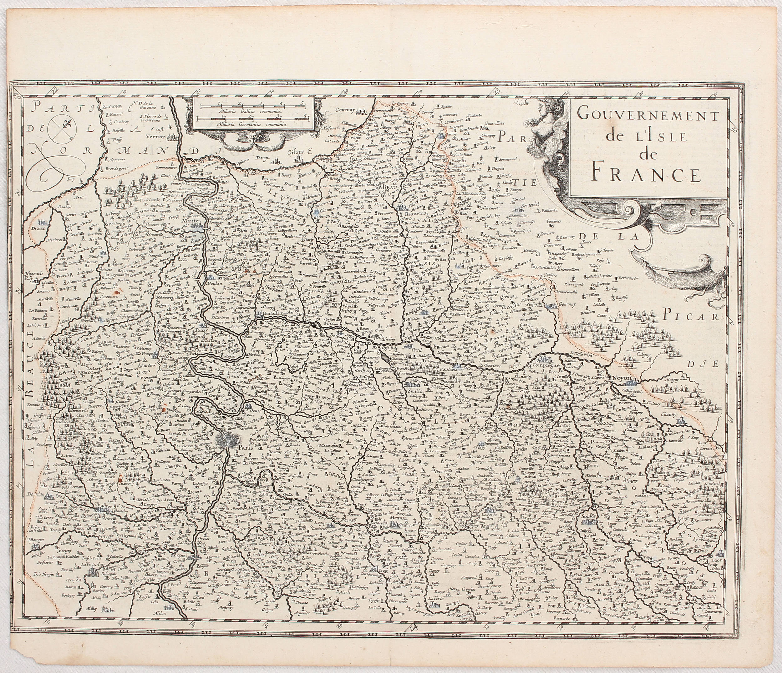 Frankreich. 22 Bll. Ortelius, Seutter u.a.
