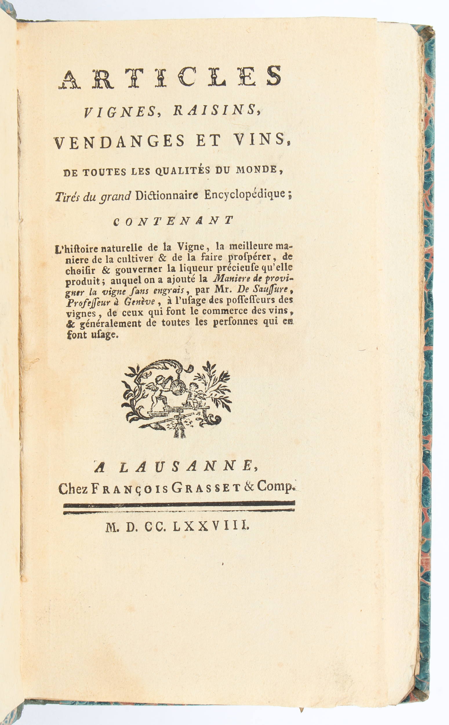 Articles vignes, raisins (etc.)
