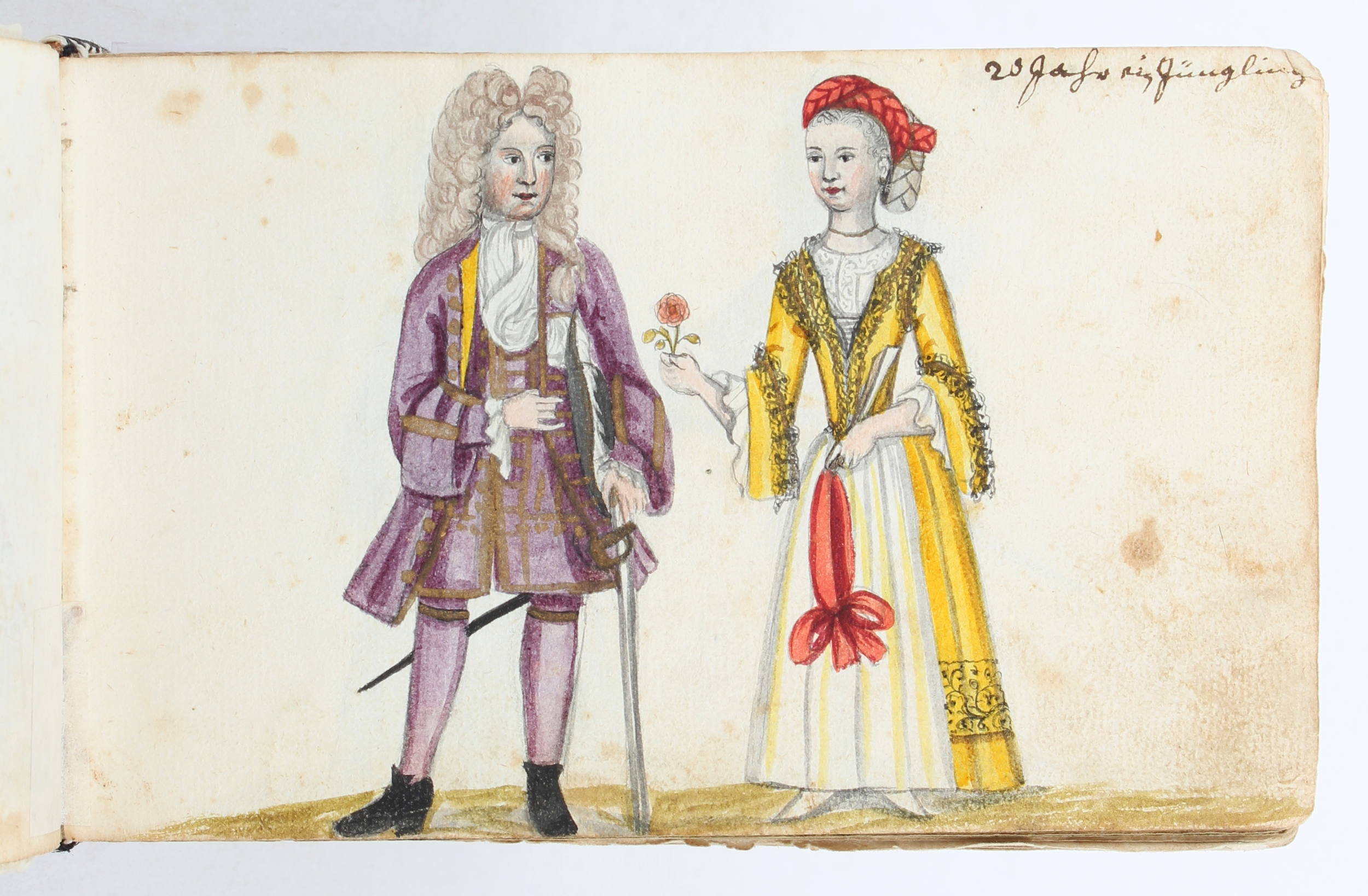 Bilder- u. Merkspruchalbum, Lindau um 1690
