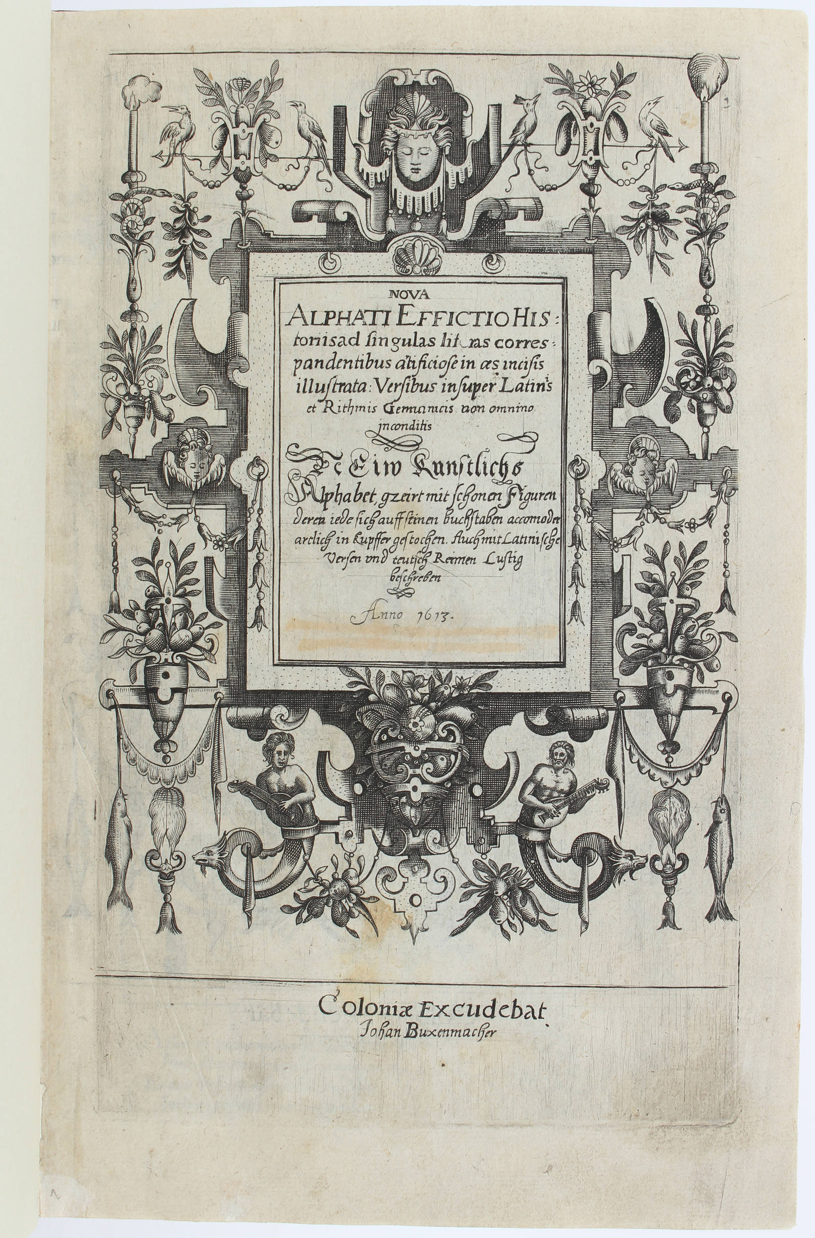 De Bry, Nova Alphati Effictio. 1613.