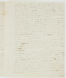 Edwards, Eigenhändiger Brief an Stendhal / 3 Teile