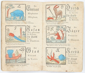 2 ABC-Bücher ohne Titel. 2 Bde.