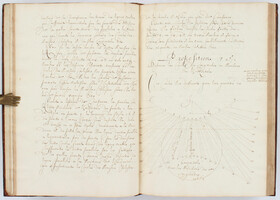 (Livre de la gnomonique). Französische Handschrift, ca. 1720