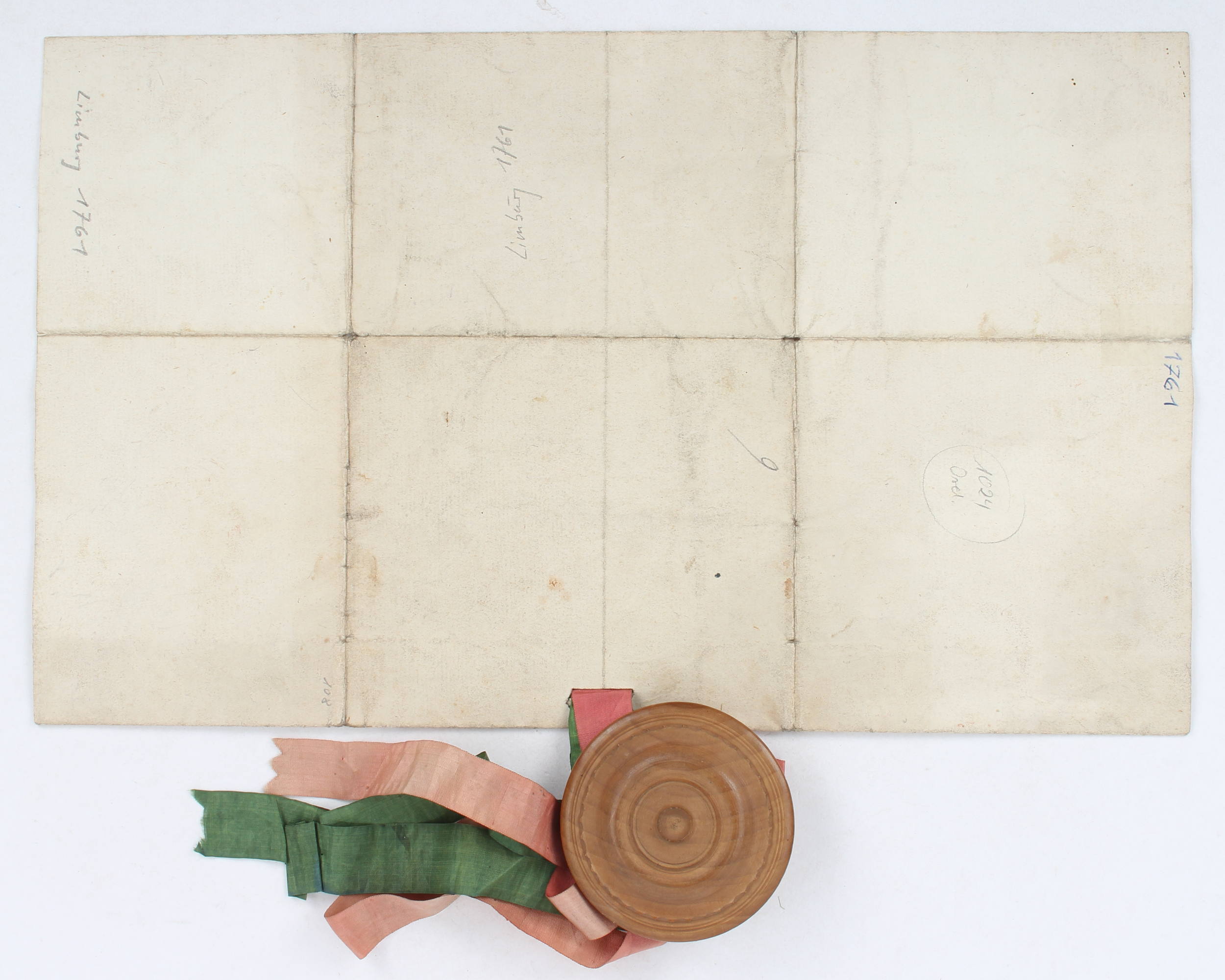 Gesellenbrief der Sattler in Limburg. 1761