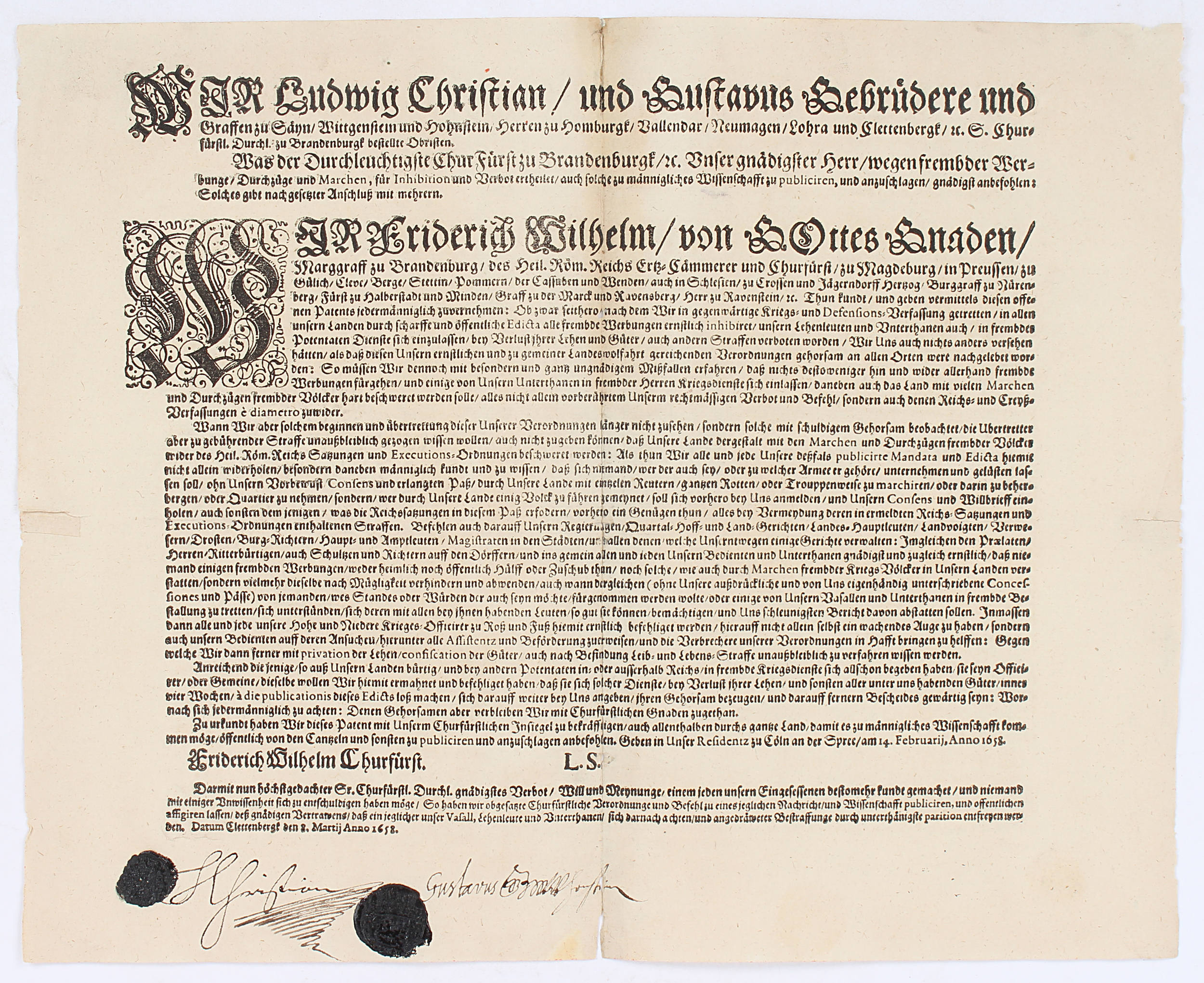Verordnungen betreffend Halberstadt