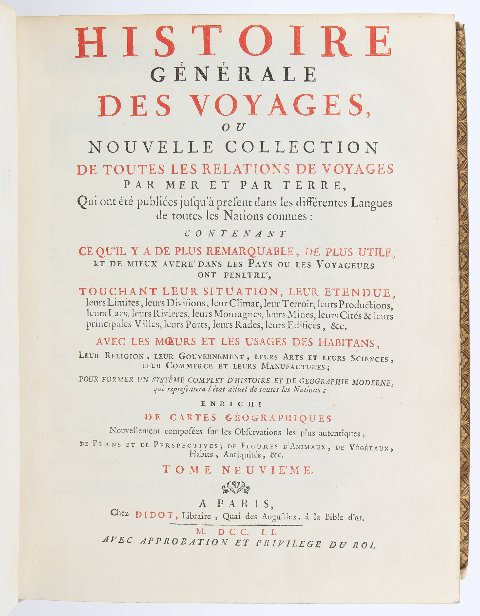 Prévost, Histoire générale. Bd. 9 + 11