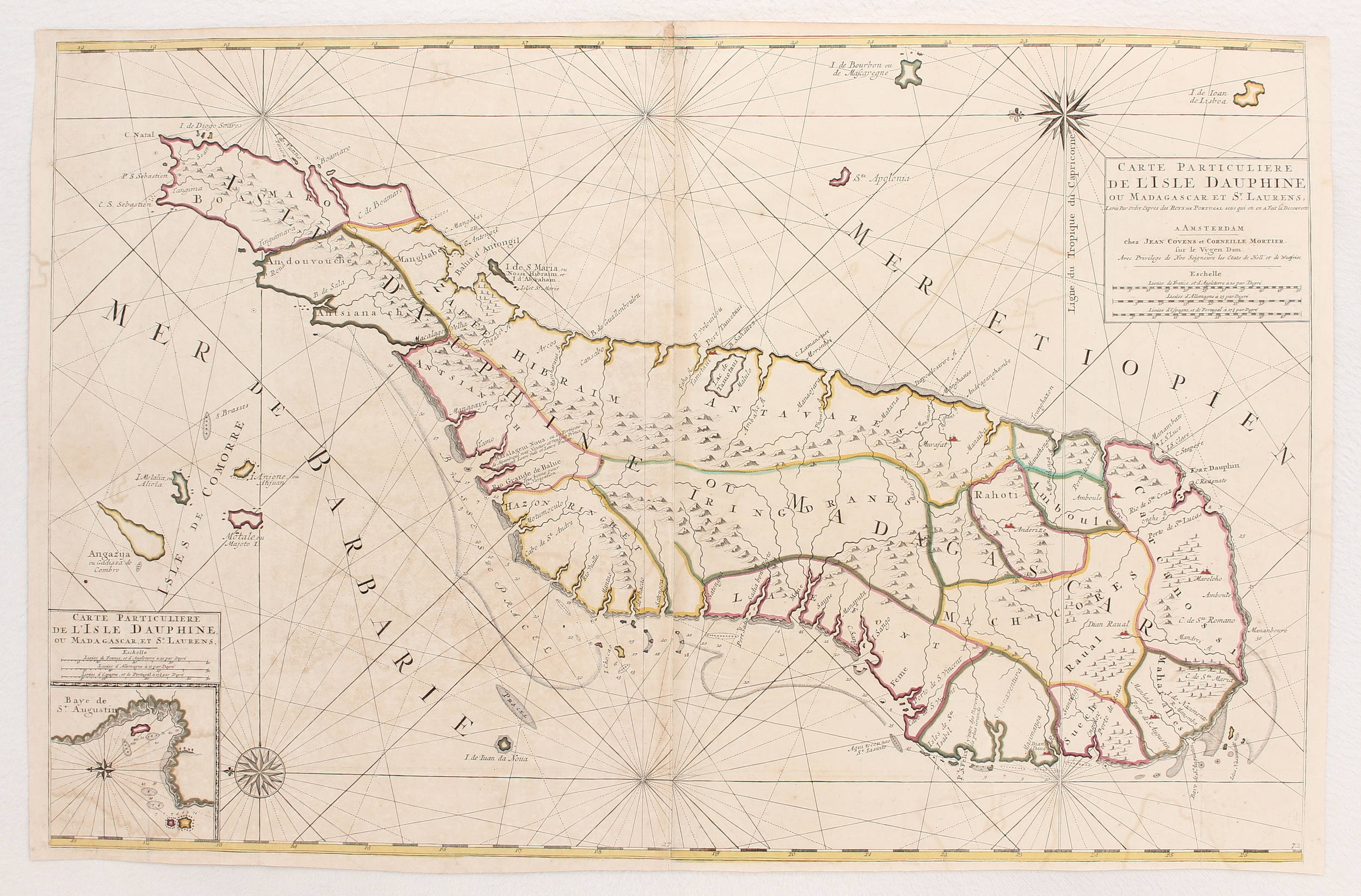 Madagaskar. Covens & Mortier / 5 Bll.