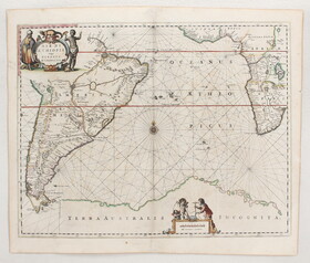 Mar di Aethiopia. (Janssonius) / 4 Bll.