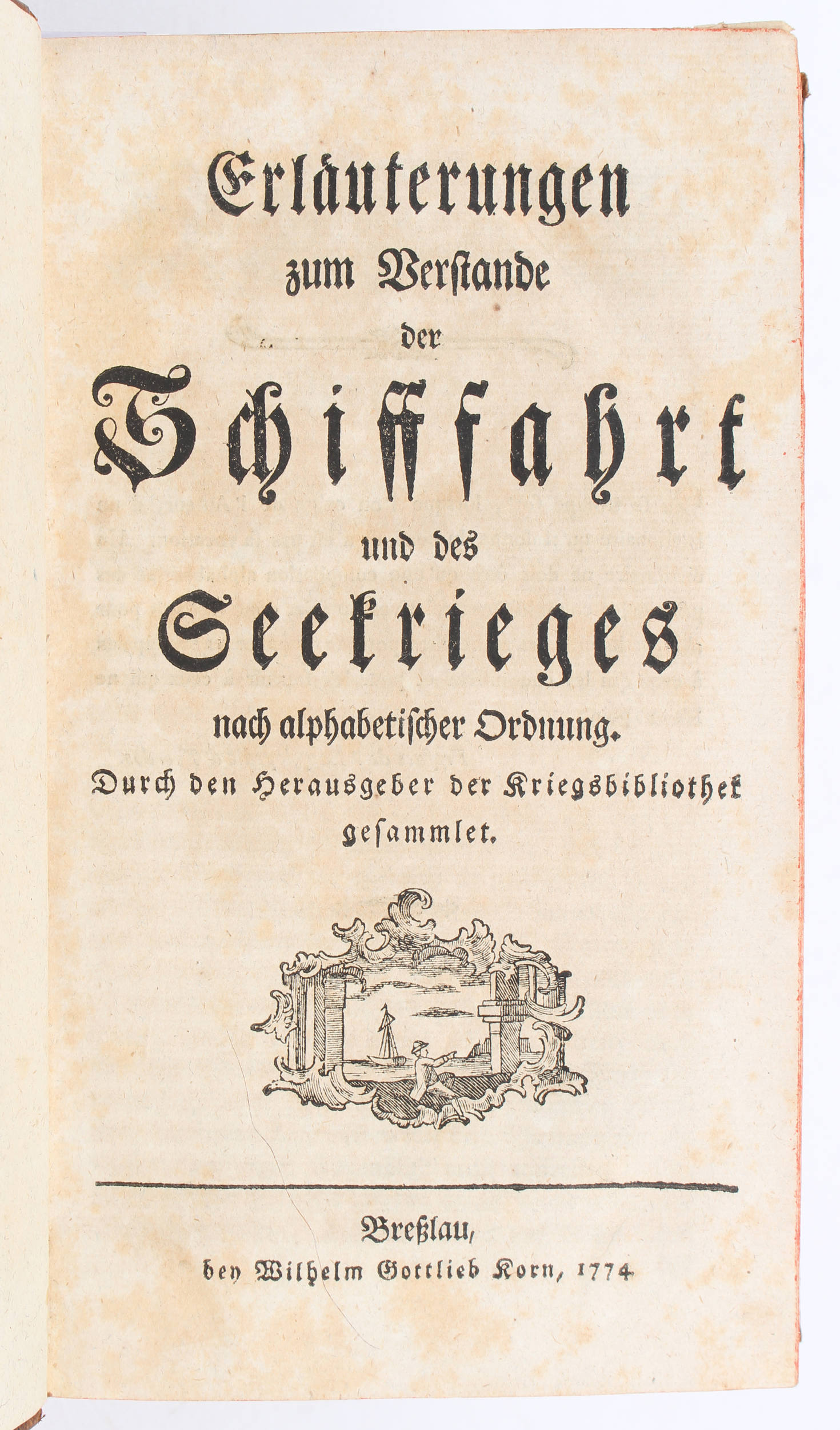 (Groeben), Zum Verstande der Schifffahrt