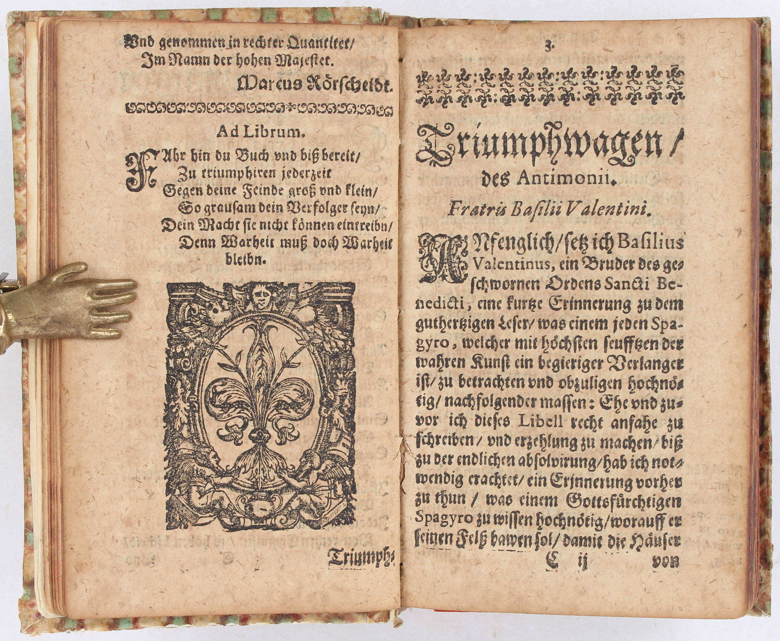 Basilius Valentinus, Triumph-Wagen