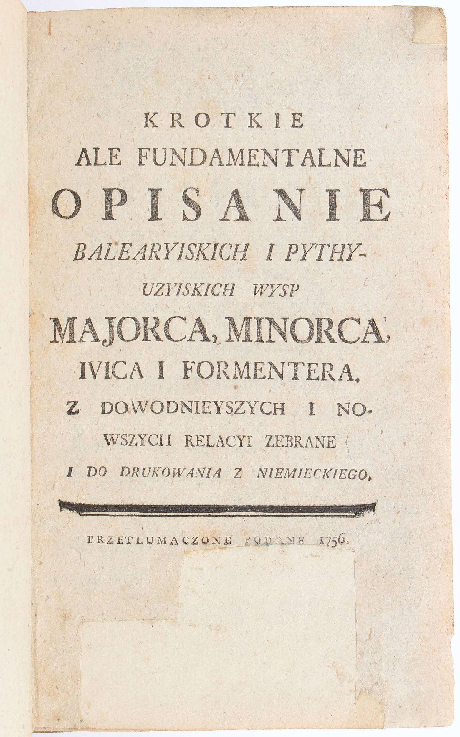 Opisanie Balearyiskich i Pythyuzyiskich