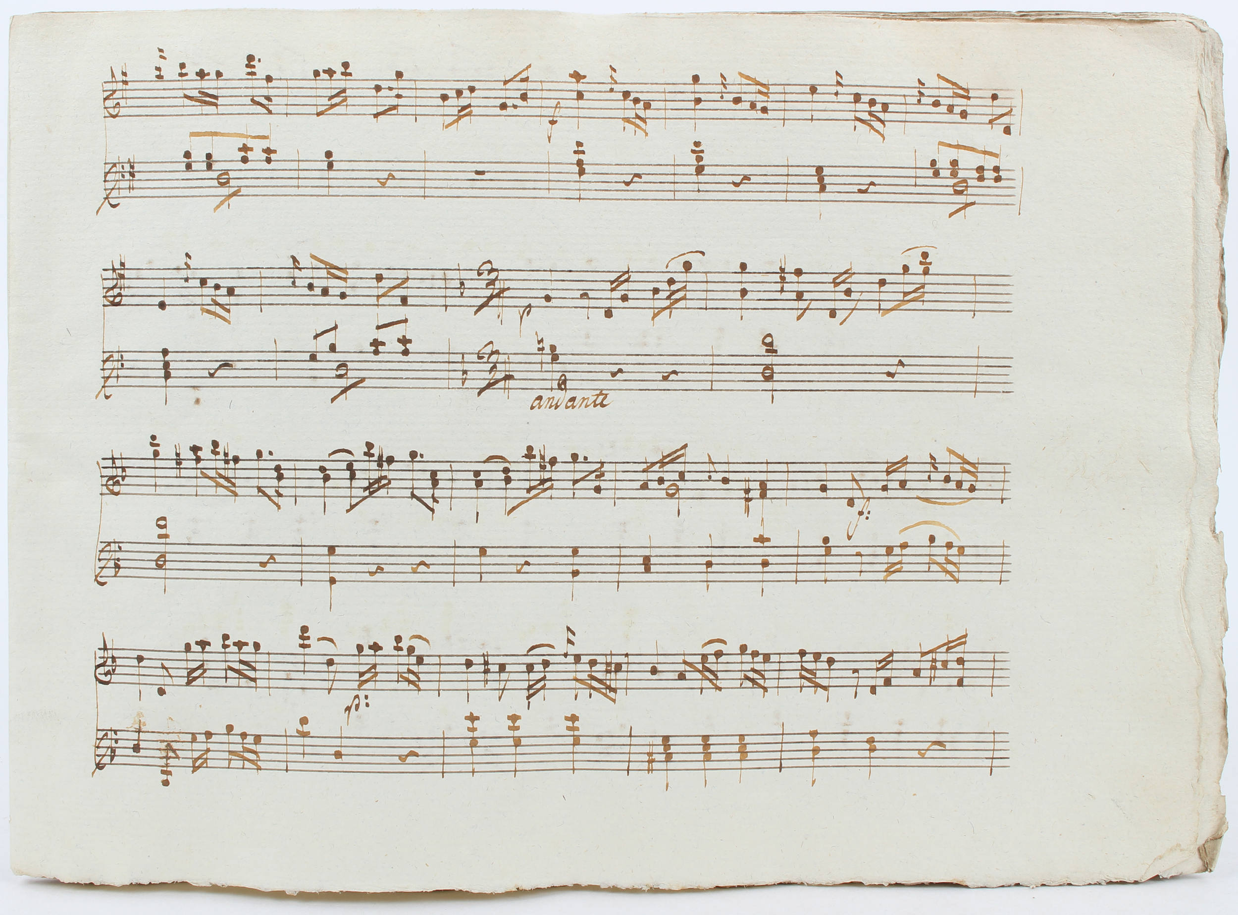 Gluck, La Semiramide reconosciuta. Notenmanuskript um 1760ff