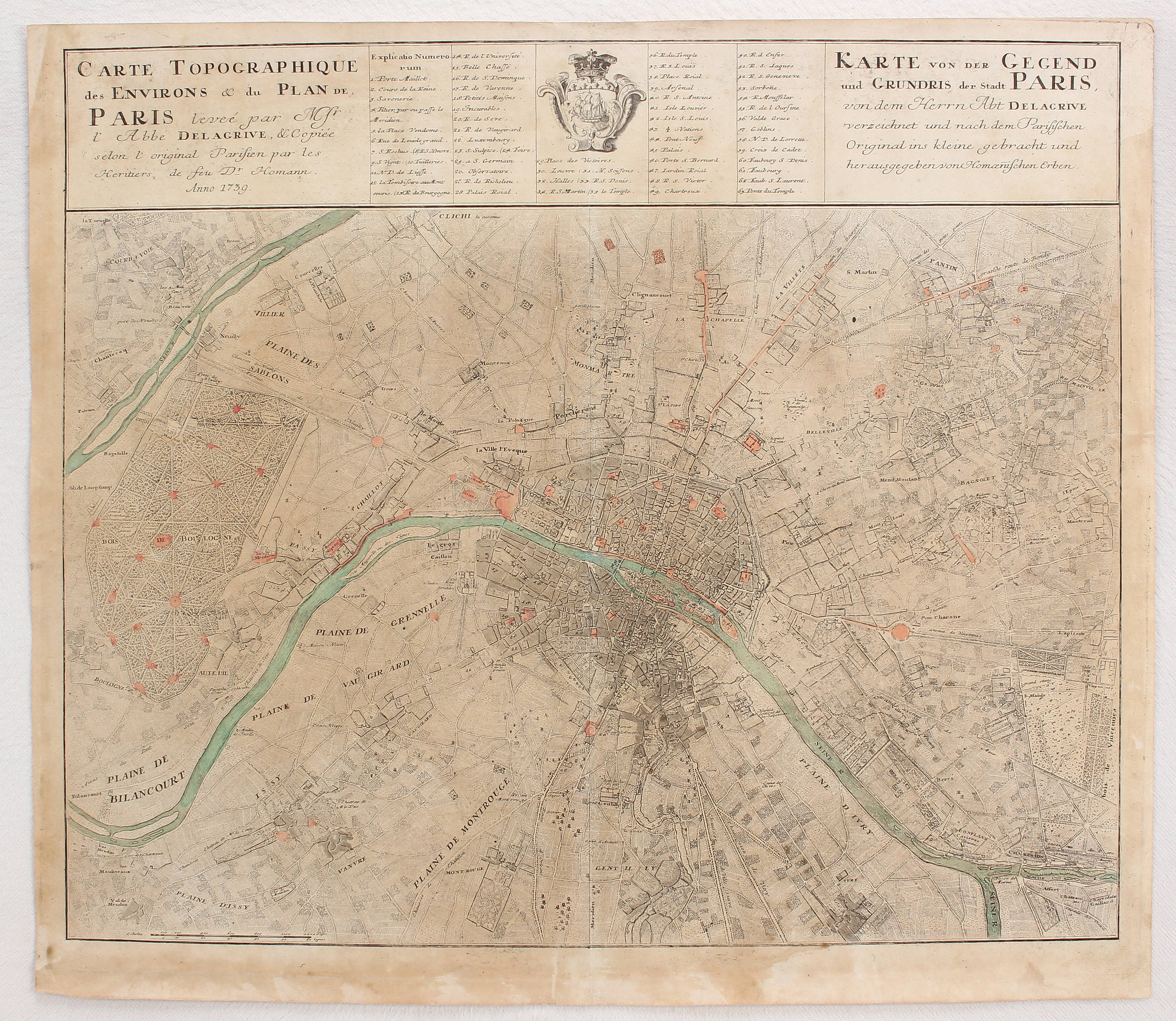 Paris. Homann Erben / 6 Bll.