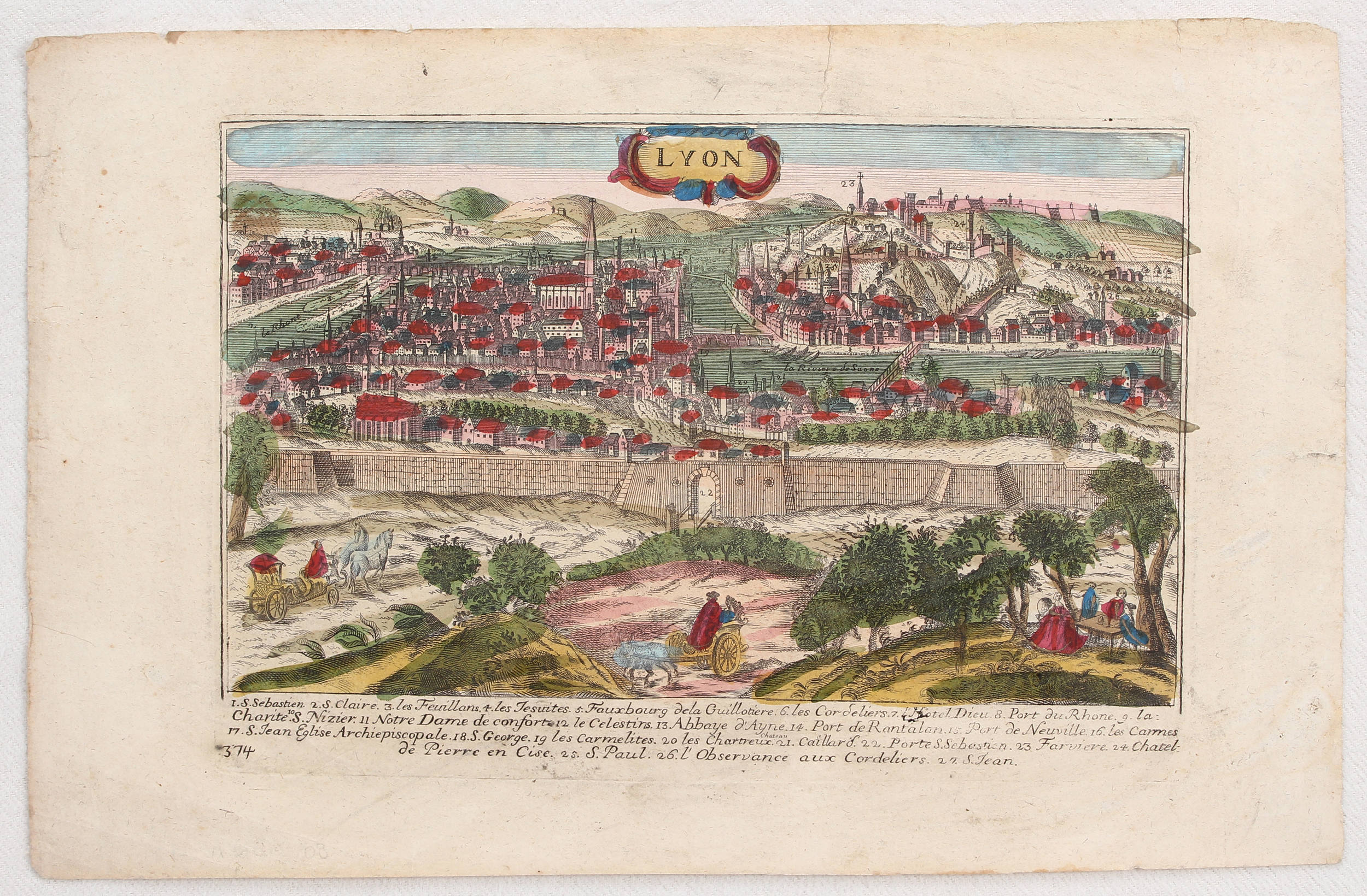 Valenciennes. Jollain / 4 Bll.