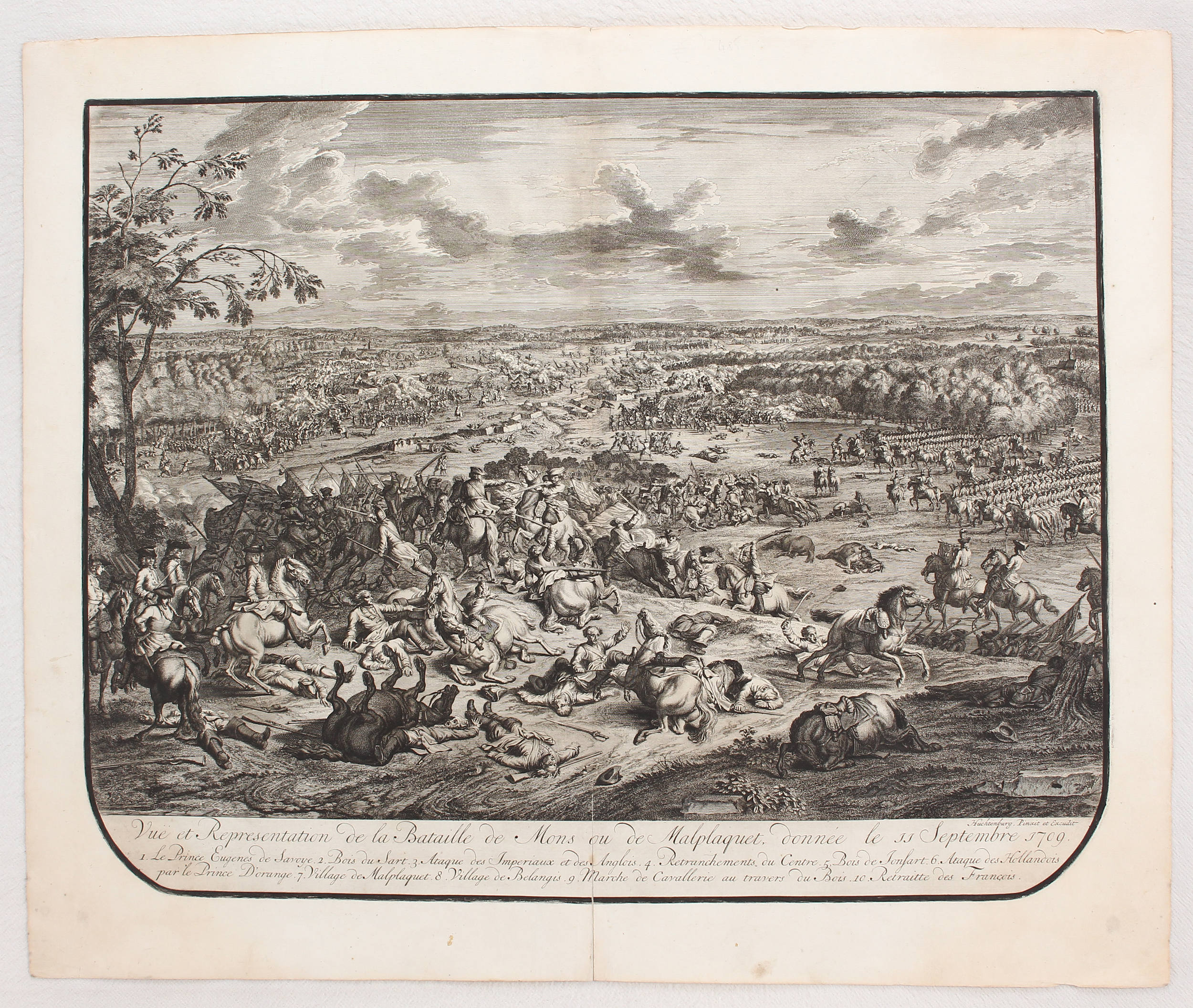 Malplaquet. Huchtenburg / 4 Bll.