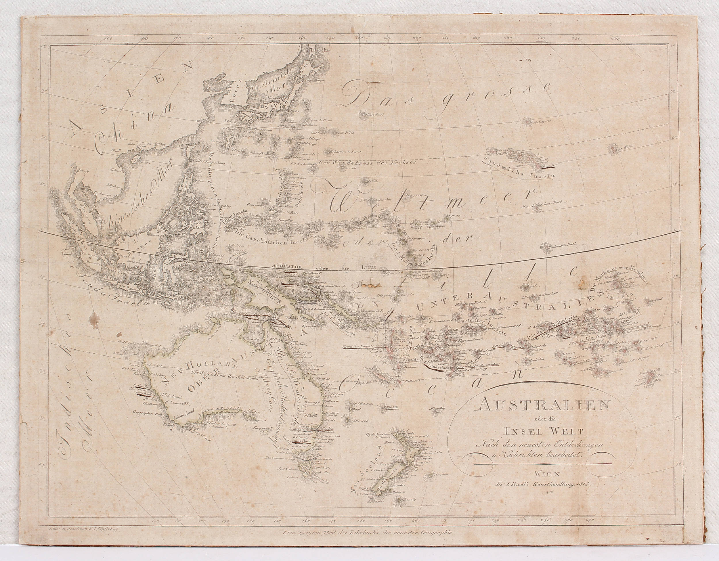 Australien. Riedl / 7 Bll.