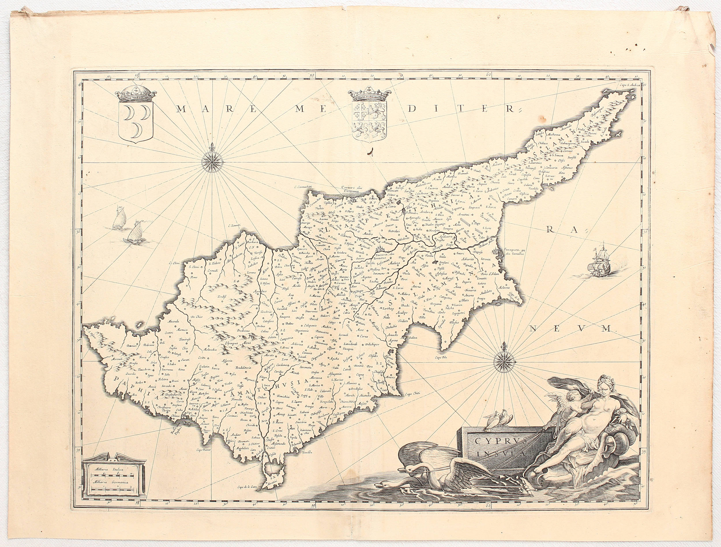 Cypern. (A. Ortelius) / 3 Bll.