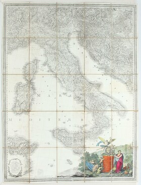 Italien. Rizzi-Zannoni/Pasquali. Lwd.