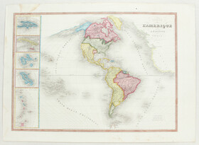 Amerika. 2 Bll. Dufour