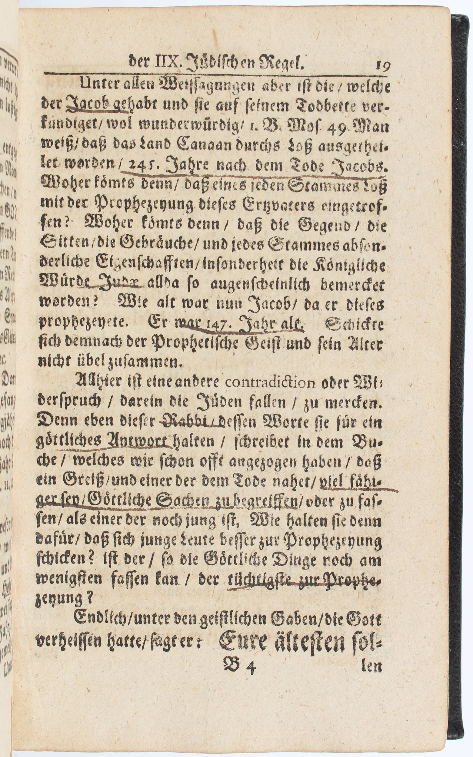 d' Espagne, Examen oder Prüfung. 1676