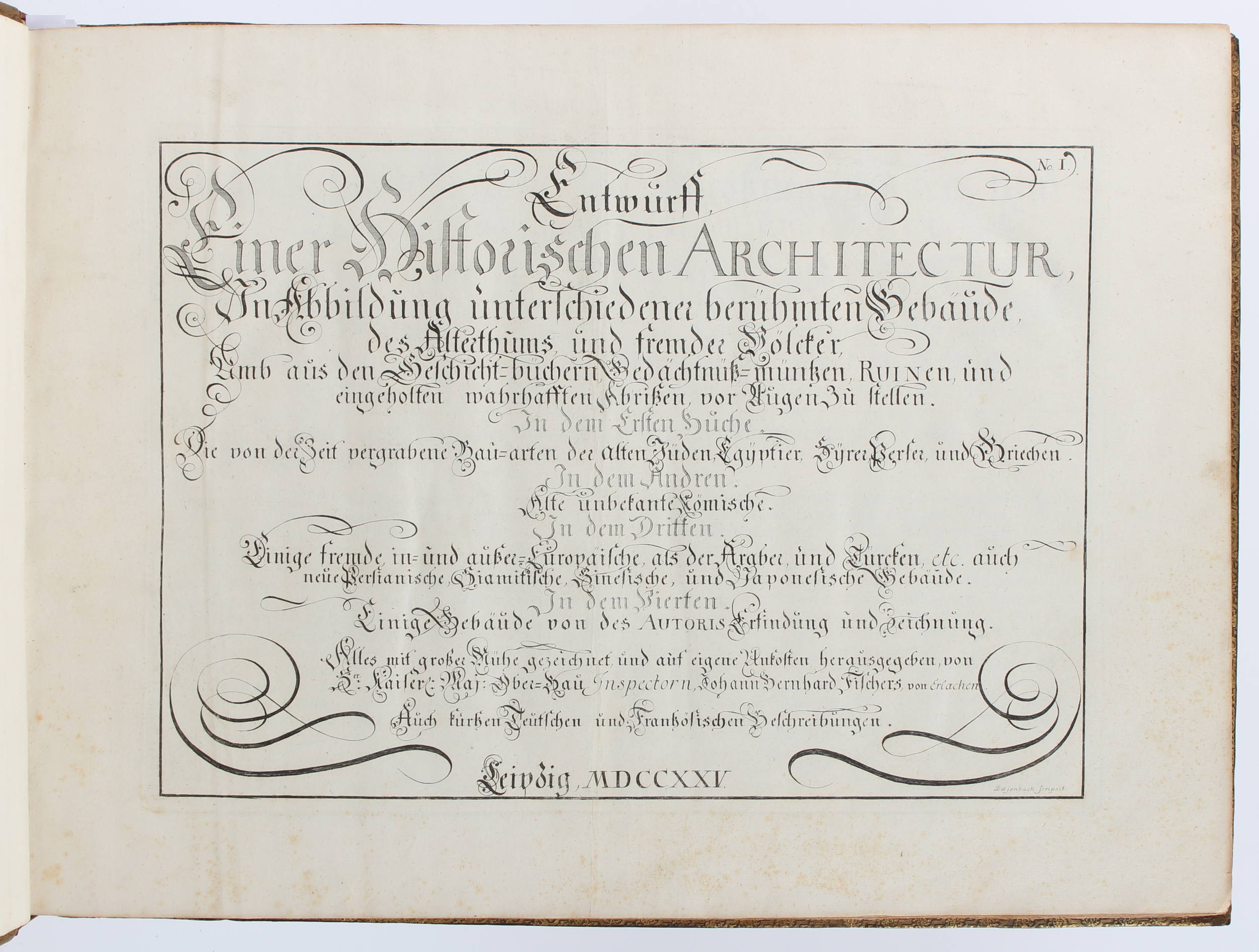 Fischer von Erlach, Entwurff einer historischen Architectur