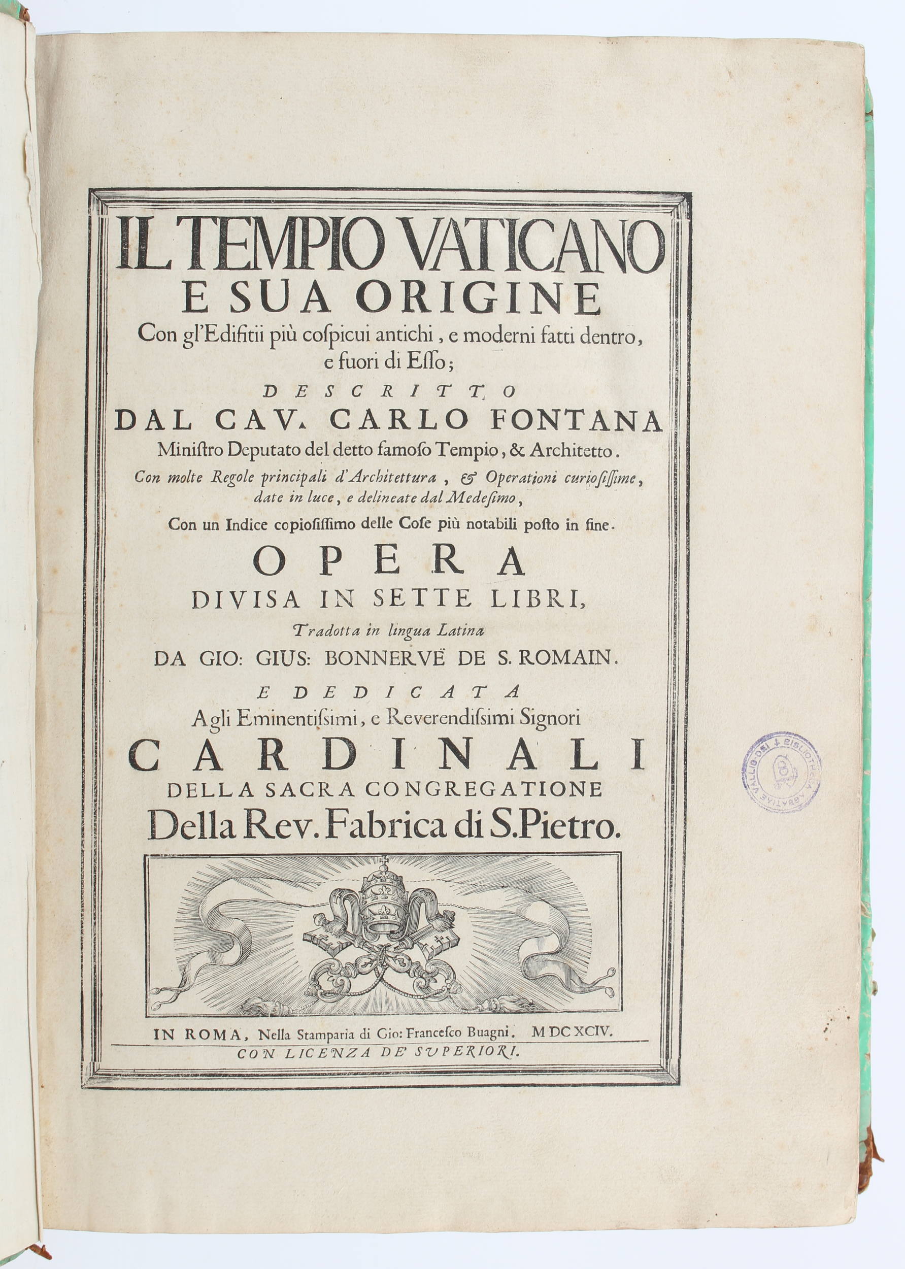 Fontana, (Templum Vaticanum)