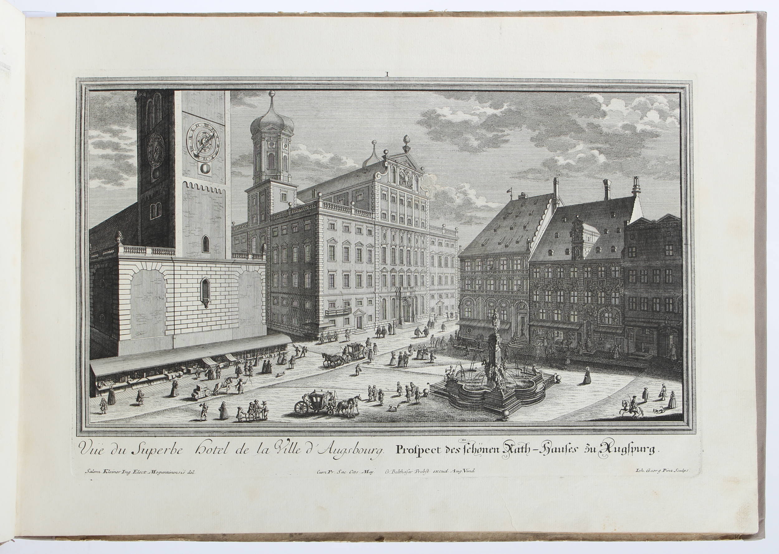 (Kleiner), Rathhaus der Stadt Augsburg