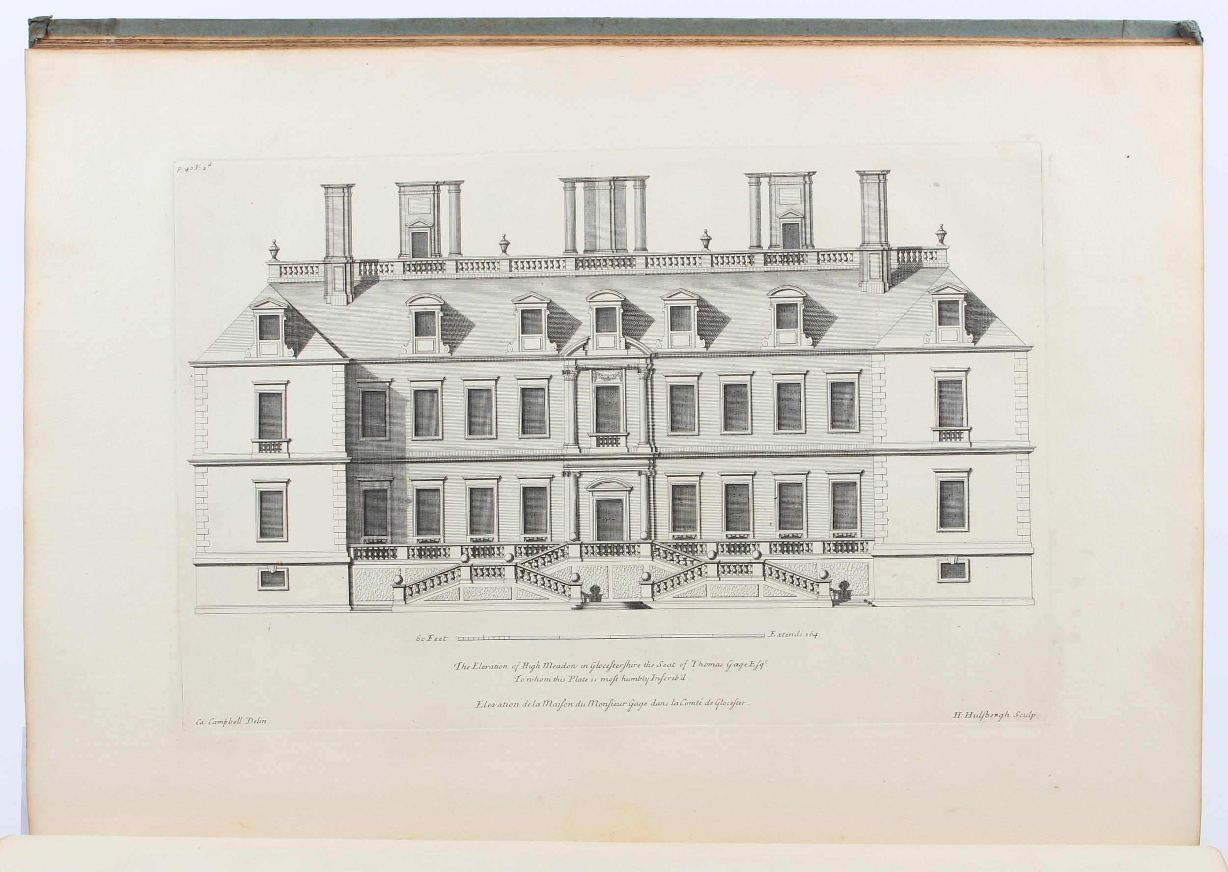 Campbell, Vitruvius Britannicus. 1715-17. 2 Bde.