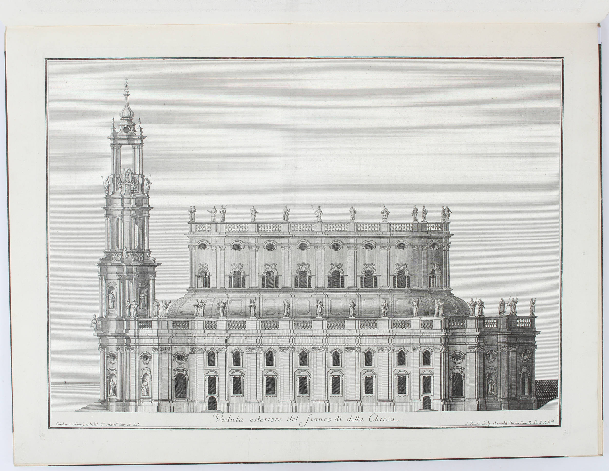 Chiaveri, Stampe della nuova Chiesa