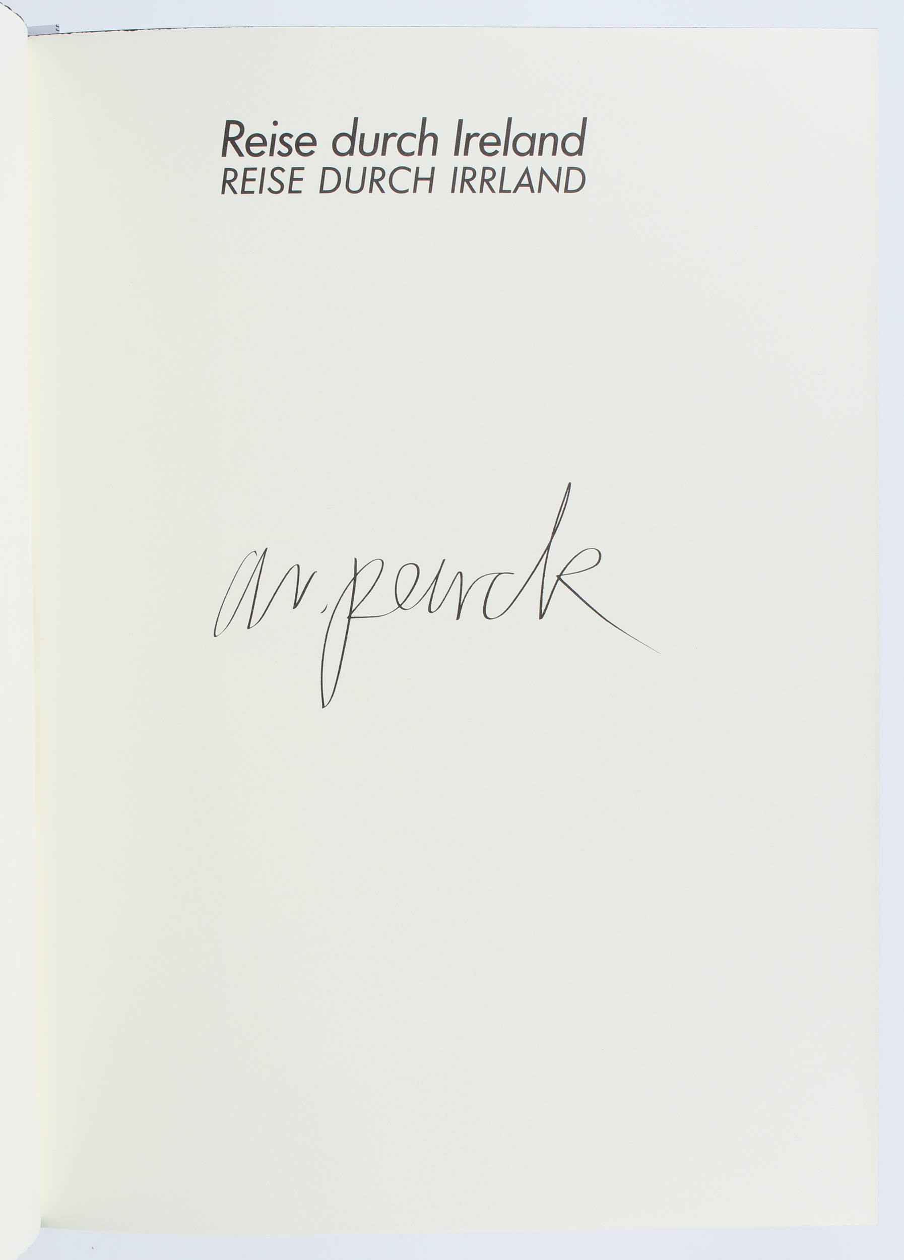 Penck, Reise durch Ireland