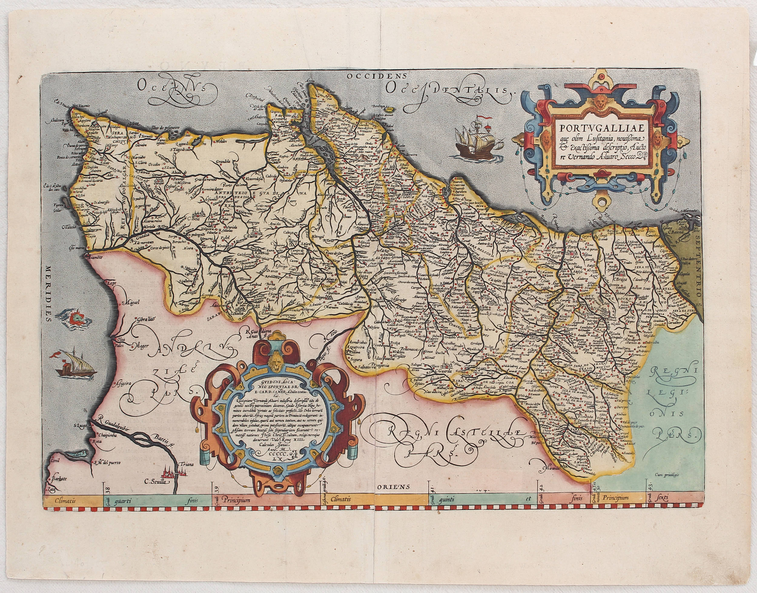 Portugal. Seco-(Ortelius) / 3 Bll.
