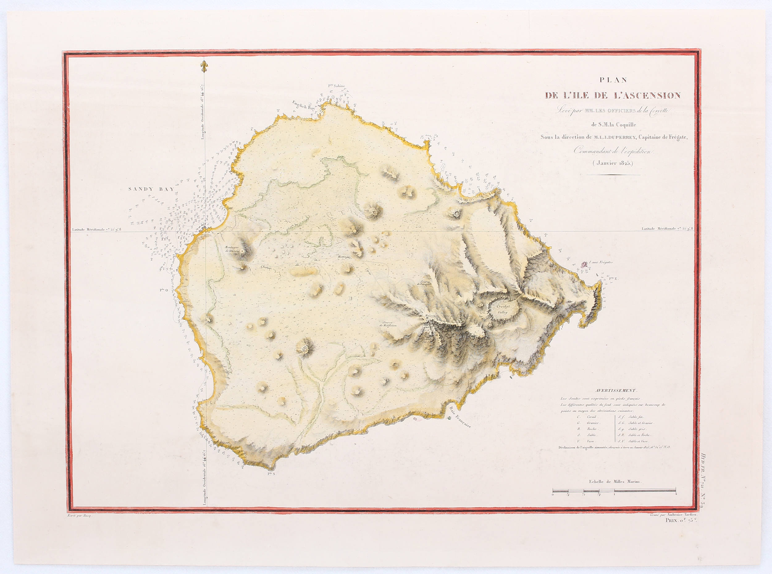 St. Helena. P. van der Aa / 2 Bll.